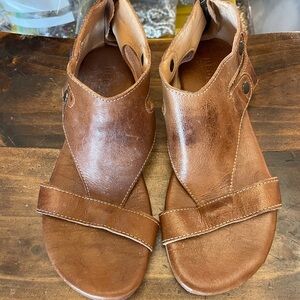 BED|STU Tan Leather Sandals